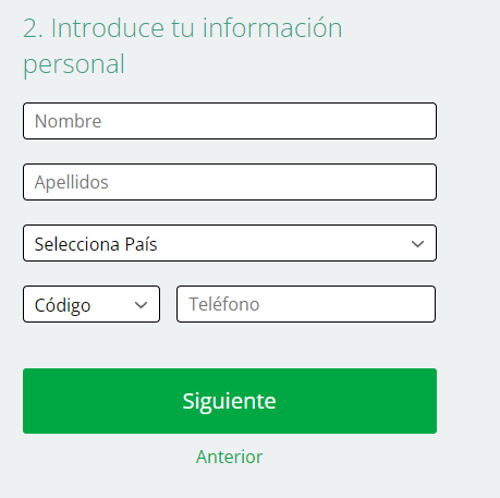 Cómo registrarte en la plataforma