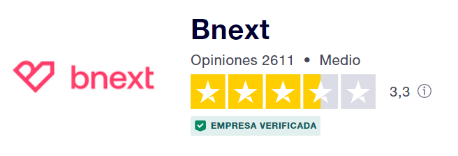 Opiniones de los usuarios sobre Bnext.
